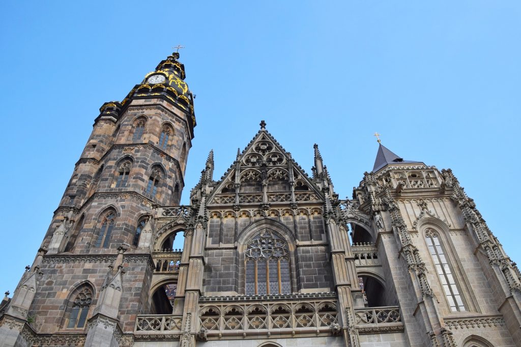 Gothic St Elisabeth Cathedral in Kosice, Slovakia