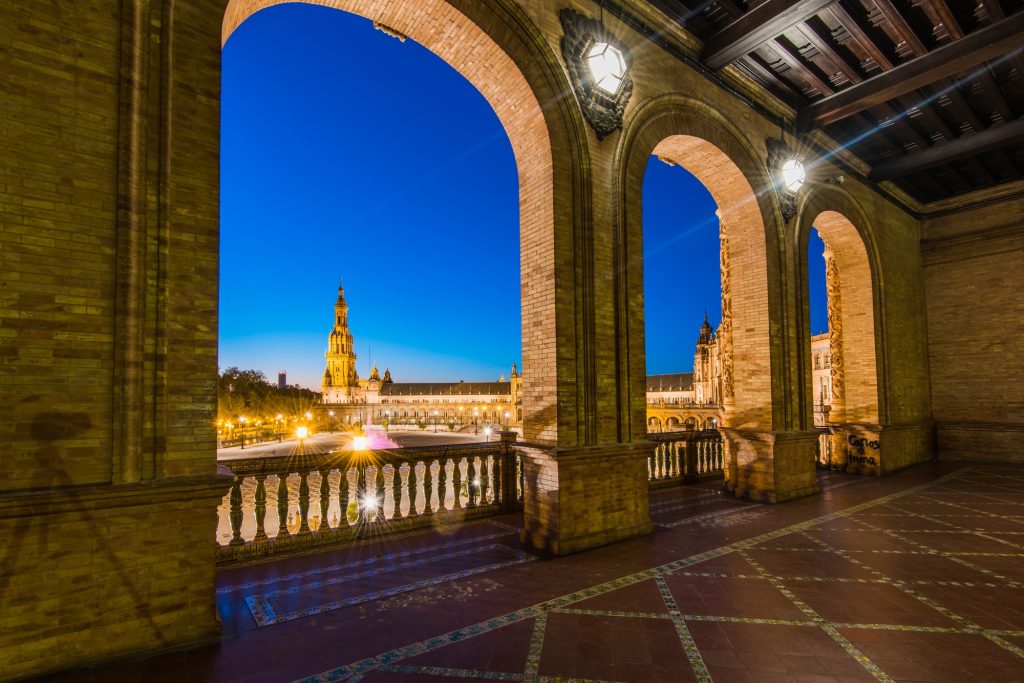 Plaza De Espana in Sevilla,Spain